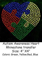 Autism Awareness Heart